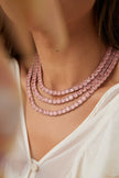 Colar Riviera de Fusion Morganita Rosa